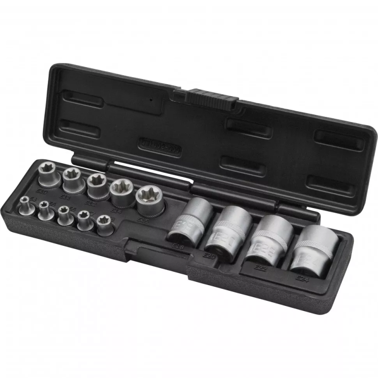 Набор головок TORX 14 предметов 1/4 3/8 1/2 Stels 13675 купить в Магнитогорске
