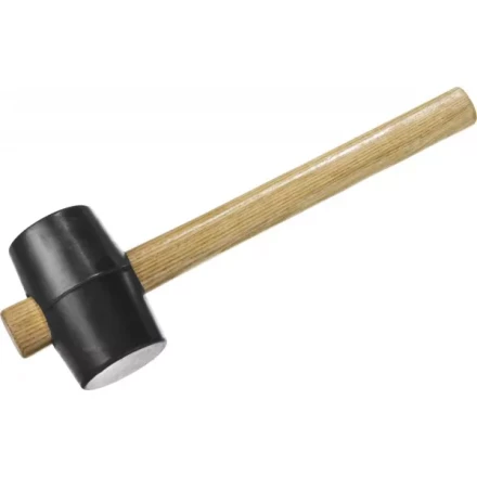 Киянка ЗУБР &quot;МАСТЕР&quot; резиновая черная с деревянной ручкой, 230г 2050-40_z01 купить в Магнитогорске