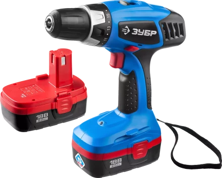Дрель-шуруповерт 2 АКБ ЗДА-18-2 КИН20 серия ПРОФЕССИОНАЛ купить в Магнитогорске