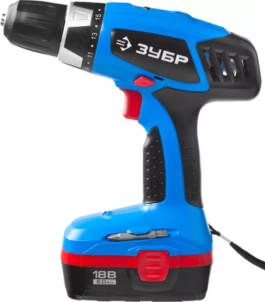 Дрель-шуруповерт 2 АКБ ЗДА-18-2 КИН20 серия ПРОФЕССИОНАЛ купить в Магнитогорске