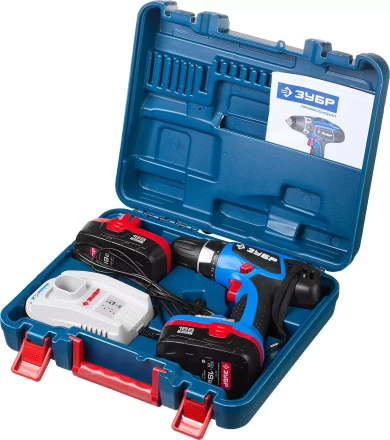 Дрель-шуруповерт 2 АКБ ЗДА-18-2 КИН20 серия ПРОФЕССИОНАЛ купить в Магнитогорске