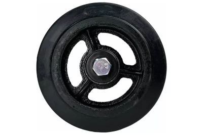 Большегрузное колесо на ось HITCH 125*50 резина черная D54 (SZ085019)