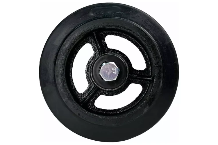 Большегрузное колесо на ось  HITCH 125*50 резина черная D54 (SZ085019) купить в Магнитогорске