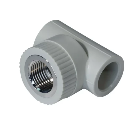 Тройник комб. PP-R ВР 20мм х 1/2 серый (25/125) 44250 купить в Магнитогорске