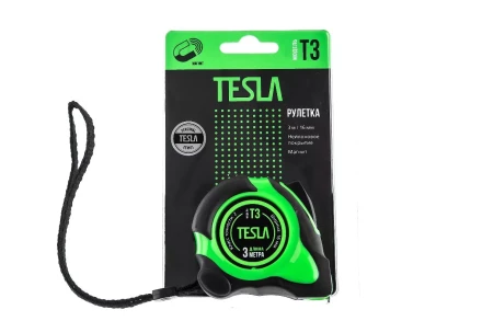 Рулетка TESLA 3м х 16мм (T-3) купить в Магнитогорске