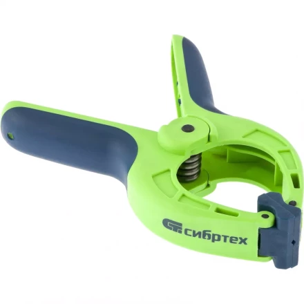 Струбцина клещеобразная пластиковый корпус 2-х компонентные рукоятки усиленная пружина 2-3/4&quot;  70мм СИБРТЕХ 20786 купить в Магнитогорске