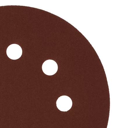Круг абразивный на ворсовой подложке под &quot;липучку&quot;, перфорированный, P 280, 125 мм, 5 шт Сибртех 738127 купить в Магнитогорске