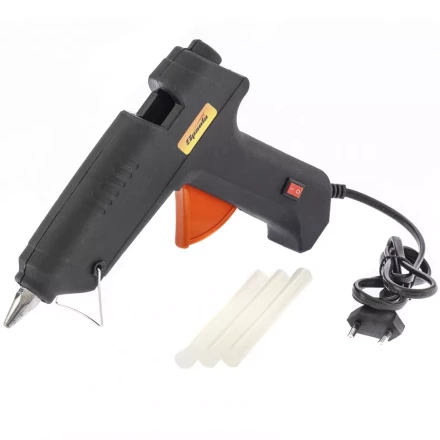 Клеевой пистолет 12 мм 80 Вт  выключатель кейс SPARTA 93033 купить в Магнитогорске