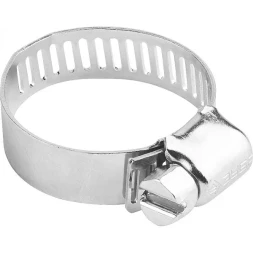 Хомуты ЗУБР &quot;ЭКСПЕРТ&quot;, оцинкованные, просечная лента 12 мм, 32-51 мм, 100 шт 37805-032-51-100