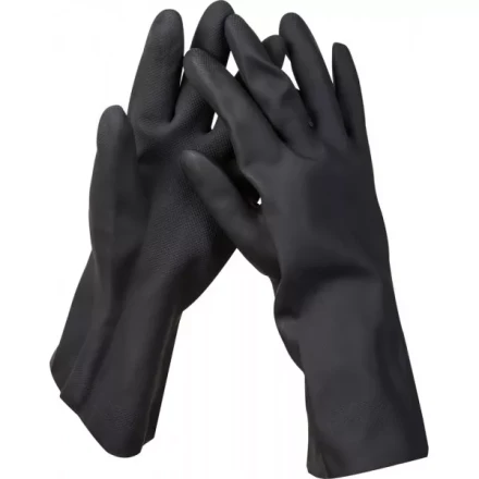 Перчатки KRAFTOOL противокислотные, неопреновые, повышенной прочности, с х/б напылением, размер XXL 11282-XXL купить в Магнитогорске