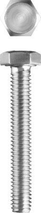 Болт ГОСТ 7798-70, M6 x 30 мм, 6 шт, кл. пр. 5.8, оцинкованный, ЗУБР 303086-06-030 купить в Магнитогорске