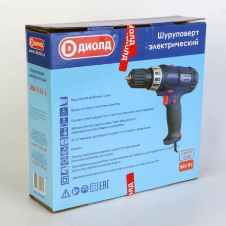 Электрический шуруповерт Диолд ЭШ-0,56-2 купить в Магнитогорске