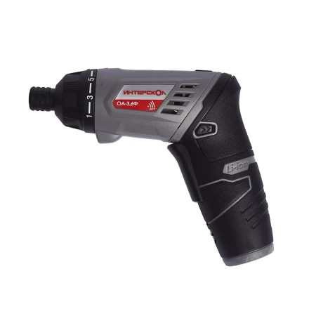 Отвертка-трансформер + фонарь ИНТЕРСКОЛ ОА-3,6Ф аккумуляторная (Li-ion, кейс) купить в Магнитогорске