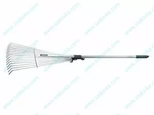 Грабли веерные 15-зубые алюминиевый  черенок 1600 мм раздвижные  PALISAD 61756 купить в Магнитогорске