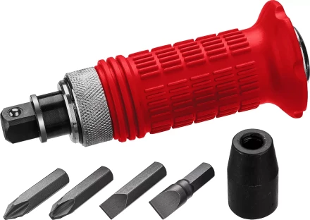 ЗУБР 6 предм., ударно-поворотная отвертка (2565) купить в Магнитогорске