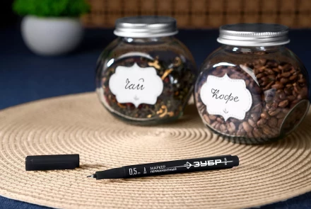 ЗУБР МП-50 черный, 0.5 мм перманентный маркер (06321-2) купить в Магнитогорске