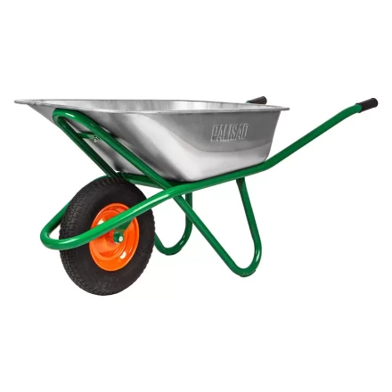 Тачка садово-строительная Palisad 689850, усиленная, грузоподъемность 200 кг, объем 90 л купить в Магнитогорске