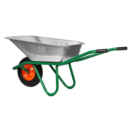 Тачка садово-строительная Palisad 689850, усиленная, грузоподъемность 200 кг, объем 90 л купить в Магнитогорске