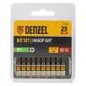 Бита PZ1х25, сталь S2, шестигранный профиль, 10 шт. Е 6,3 Denzel 11653 купить в Магнитогорске