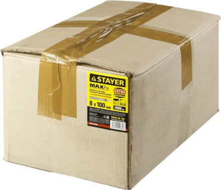 Дюбель-гвоздь полипропиленовый, потайный бортик, 8 x 100 мм, 1000 шт, STAYER Master 30640-08-100 30640-08-100 купить в Магнитогорске