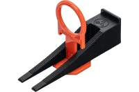 Комплект зажим + клин для системы выравнивания плитки СВП Кольцо, 250/250 шт. в коробе Сибртех 88114