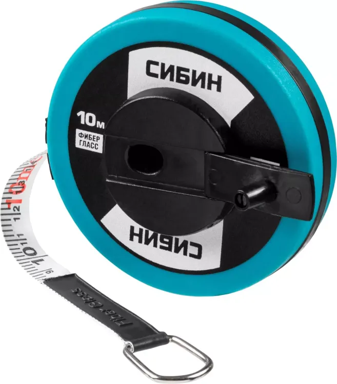 Мерная лента СИБИН фиберглассовая, 10м 34154-10 купить в Магнитогорске