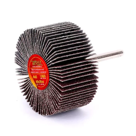 Круг MESSER шлифовальный лепестковый с оправкой (на шпильке) 60х30х6  #60 купить в Магнитогорске