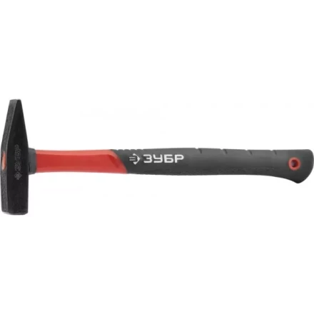 Молоток с фиберглассовой рукояткой, ЗУБР "МАСТЕР" 20020-02, кованый, 200 г 20020-02 купить в Магнитогорске