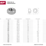 Гайка ГОСТ 5927-70, M8, 10 шт, кл. пр. 6, оцинкованная, ЗУБР 303556-08 купить в Магнитогорске