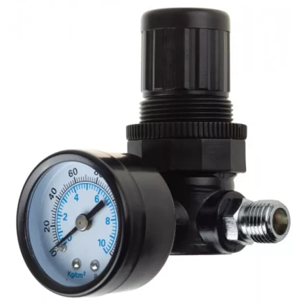 Манометр KRAFTOOL &quot;INDUSTRIE&quot; с регулятором подачи воздуха, 1/4&quot;, максимальное давление 10 атмосфер 6503 купить в Магнитогорске