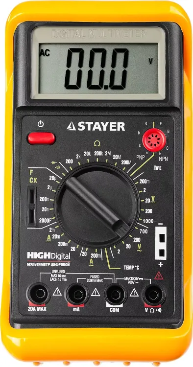 Мультиметр STAYER "EXPERT" HIGHDigital цифровой 45320-T купить в Магнитогорске