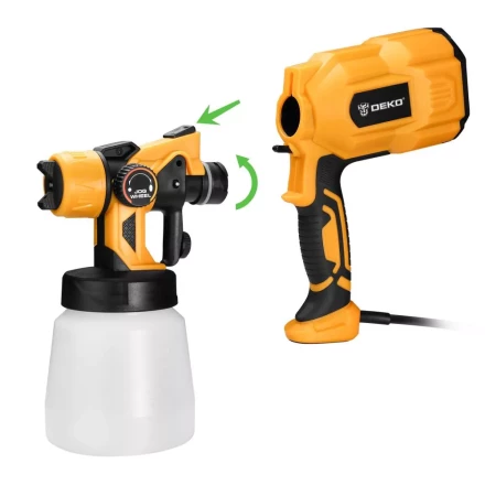 Краскопульт электрический DKSG55K1 HVLP DEKO, 018-1043 купить в Магнитогорске