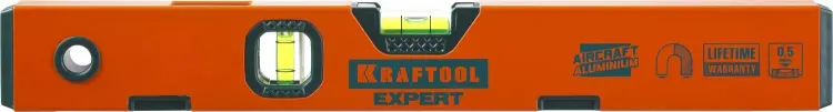 Уровень KRAFTOOL "PROKRAFT-M" коробч. магнит., 2 ампулы, 0,5 мм/м, 400мм 34712-040_z01 купить в Магнитогорске