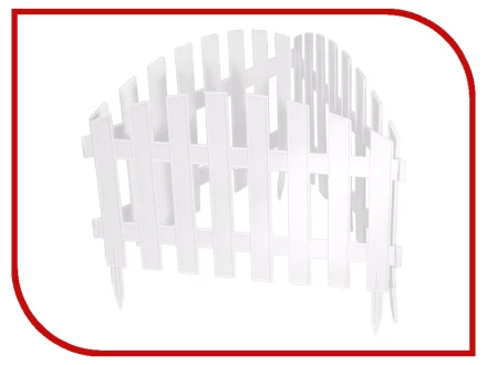 Забор декоративный &quot;Винтаж&quot; 28 х 300 см белый PALISAD Россия 65011 купить в Магнитогорске