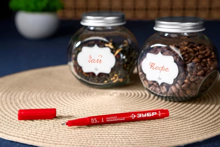 ЗУБР МП-50 красный, 0.5 мм перманентный маркер (06321-3) купить в Магнитогорске