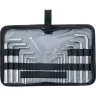 Набор ключей имбусовых HEX-TORX 18 шт: HEX 1,5–10 мм T10-T50 CrV короткие сатин. MTX 123149 купить в Магнитогорске