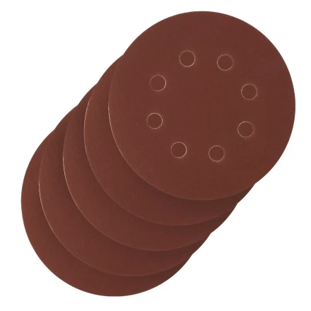 Круг абразивный на ворсовой подложке под &quot;липучку&quot;, перфорированный, P 400, 125 мм, 5 шт Сибртех 738147 купить в Магнитогорске