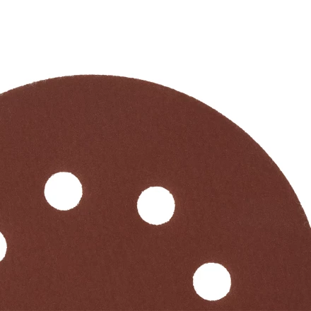 Круг абразивный на ворсовой подложке под &quot;липучку&quot;, перфорированный, P 400, 125 мм, 5 шт Сибртех 738147 купить в Магнитогорске