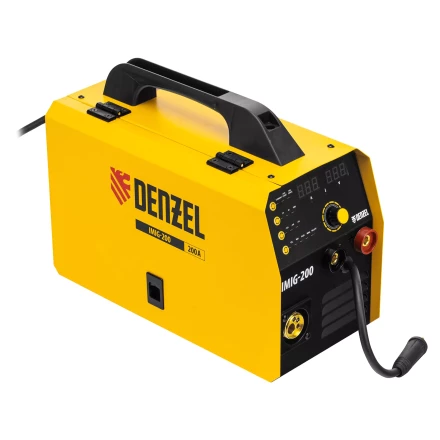 Аппарат инвертор. полуавтомат. cварки IMIG-200, 200 А, ПВ 60%, катушка 5 кг// Denzel 94361 купить в Магнитогорске