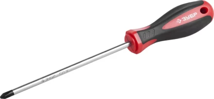 Отвертка ЗУБР &quot;МАСТЕР&quot;, Cr-v, эргономичная двухкомпонентная рукоятка, PH2x150мм 25062-2-150_z03 купить в Магнитогорске