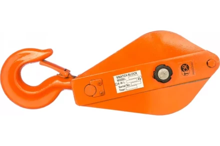 Блок монтажный однорольный с  крюком TOR HQG(L) K1-5,0 т с откидной щекой (S) 1048601 купить в Магнитогорске