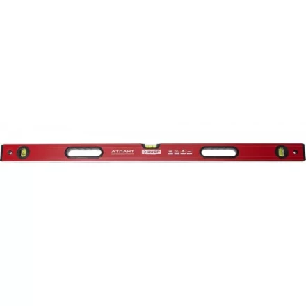 Уровень ЗУБР &quot;МАСТЕР&quot; &quot;УС - 5&quot; коробчатый усиленный, фрезерованный, 3 глазка, крашенный, с ручками, 100см 4-34585-100 купить в Магнитогорске