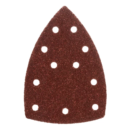 Треугольник абразивный на ворc. подложке под &quot;липучку&quot;, перф., P 40, 150х150х100 мм, 5 шт. Denzel 738577 купить в Магнитогорске