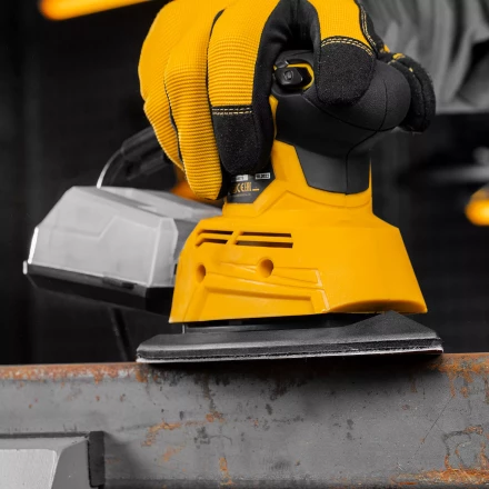 Треугольник абразивный на ворc. подложке под &quot;липучку&quot;, перф., P 40, 150х150х100 мм, 5 шт. Denzel 738577 купить в Магнитогорске