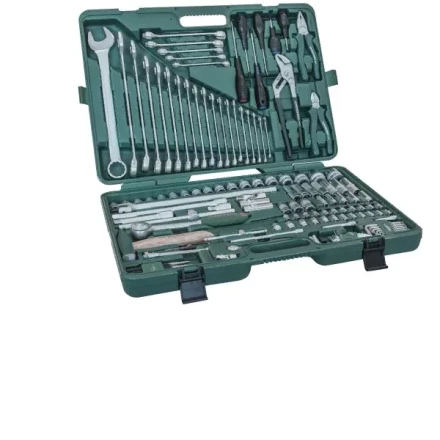 Набор головок торцевых универсальный 1/2&quot;DR 8-32мм  1/4&quot;DR 4-13мм  ключи комбинированные 6-32мм отвертки  128 предметов S04Н524128S  Jonnesway 48372 купить в Магнитогорске