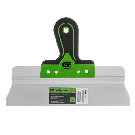 Шпатель фасадный Сибртех, нержавеющая сталь 420S45, 300 мм, 2-компонентная ручка, 85593 купить в Магнитогорске