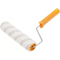 Валик &quot;МИКРОВОЛОКНО&quot; малярный в сборе, ворс 9 мм, бюгель 6 мм, 40x240мм, STAYER Master 0343-24