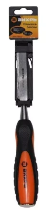 Стамеска-долото 20мм двухкомпонентная усиленная рукоятка CrV Вихрь купить в Магнитогорске