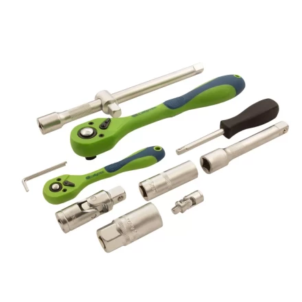 Набор инструментов 108 предметов, CrV, 1/2&quot;, 1/4&quot; Сибртех 13511 купить в Магнитогорске