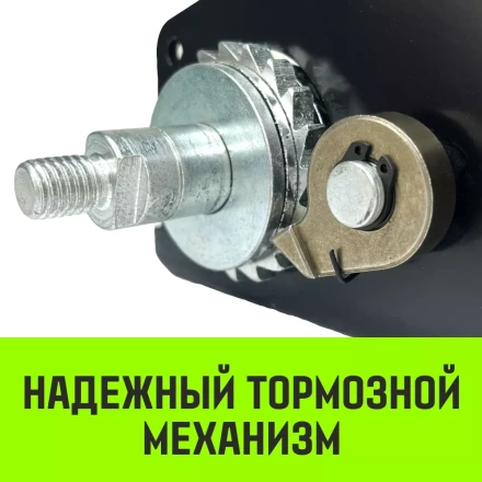 Лебедка ручная барабанная с тормозом HITCH HWB 1100 1100 кг лента 10 м (SZ073179) купить в Магнитогорске
